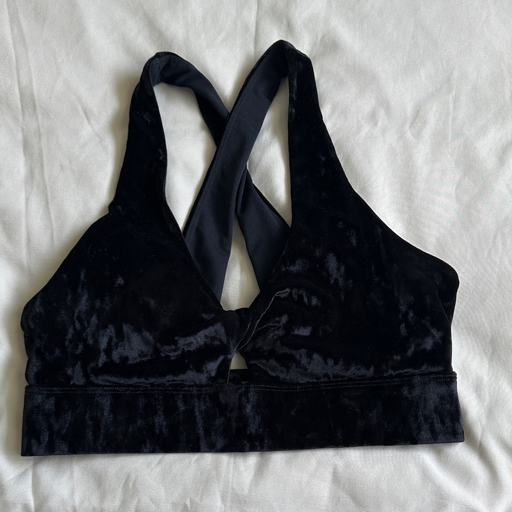 Fabletics Midnight Velvet Bralette